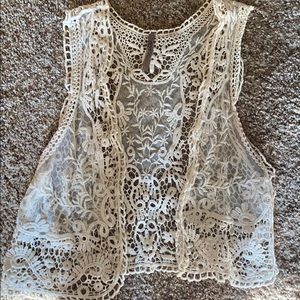 Lace vest